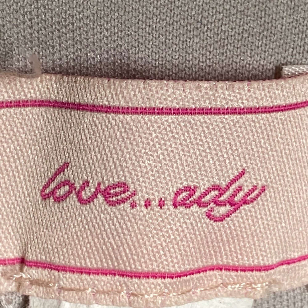Love...Ady Crushed Velvet Halter Mini Dress Beige Cream Womens Size Medium - Picture 7 of 7